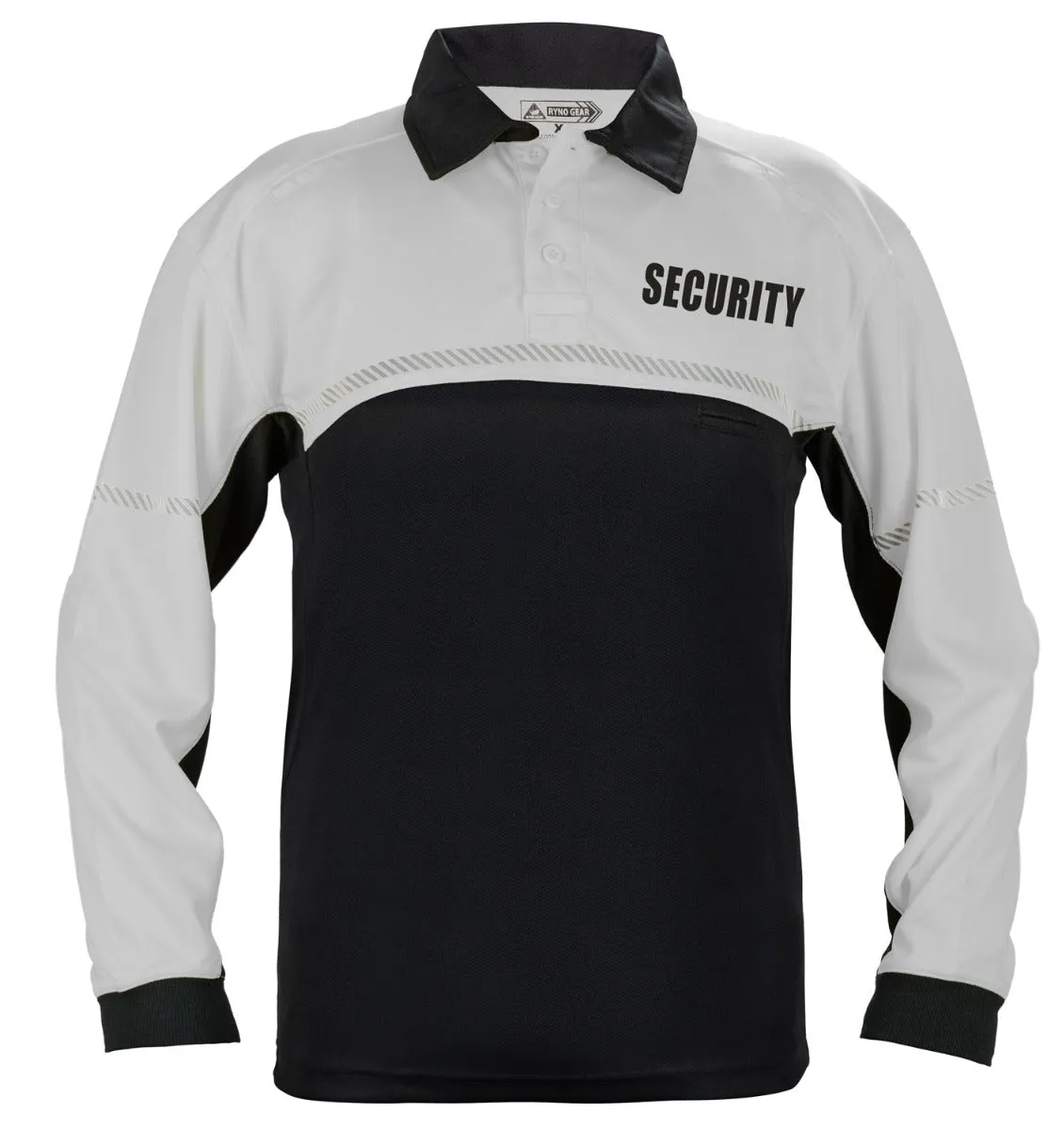 100% Polyester Jersey Knit Long Sleeve Security Bike Patrol Polo Shirts