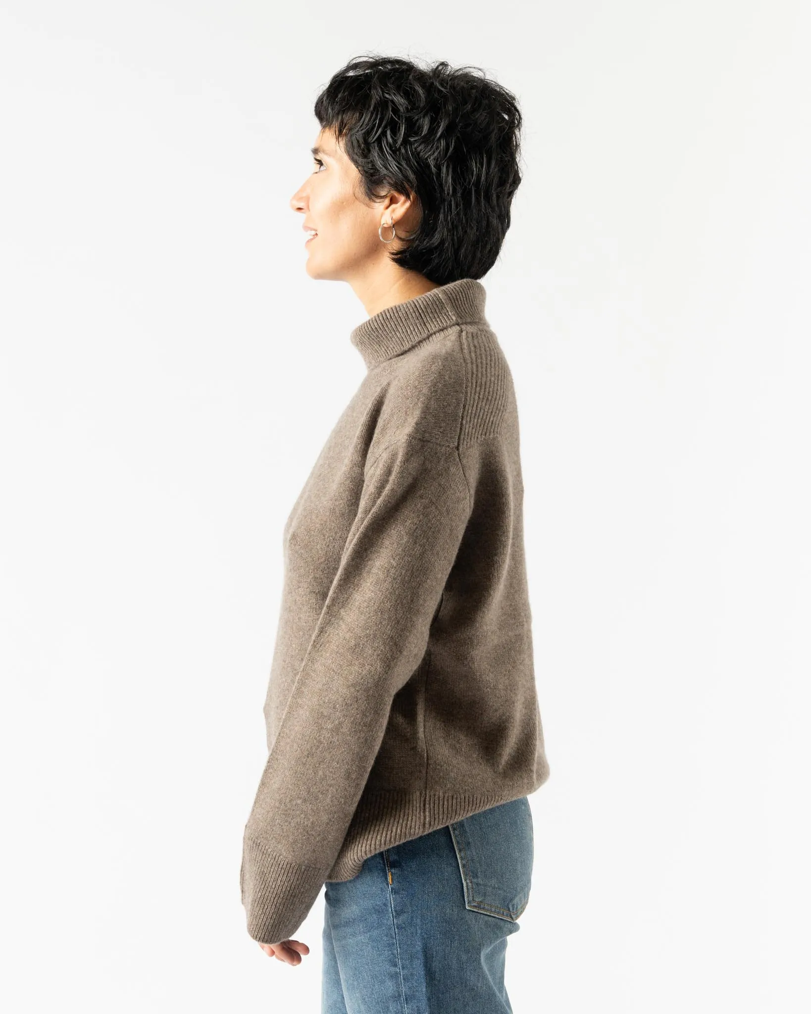 Alex Mill Cecile Turtleneck Sweater in Barley