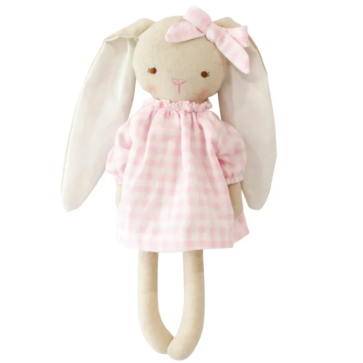 Alimrose Bunny | Pixie Pink Gingham 29cm