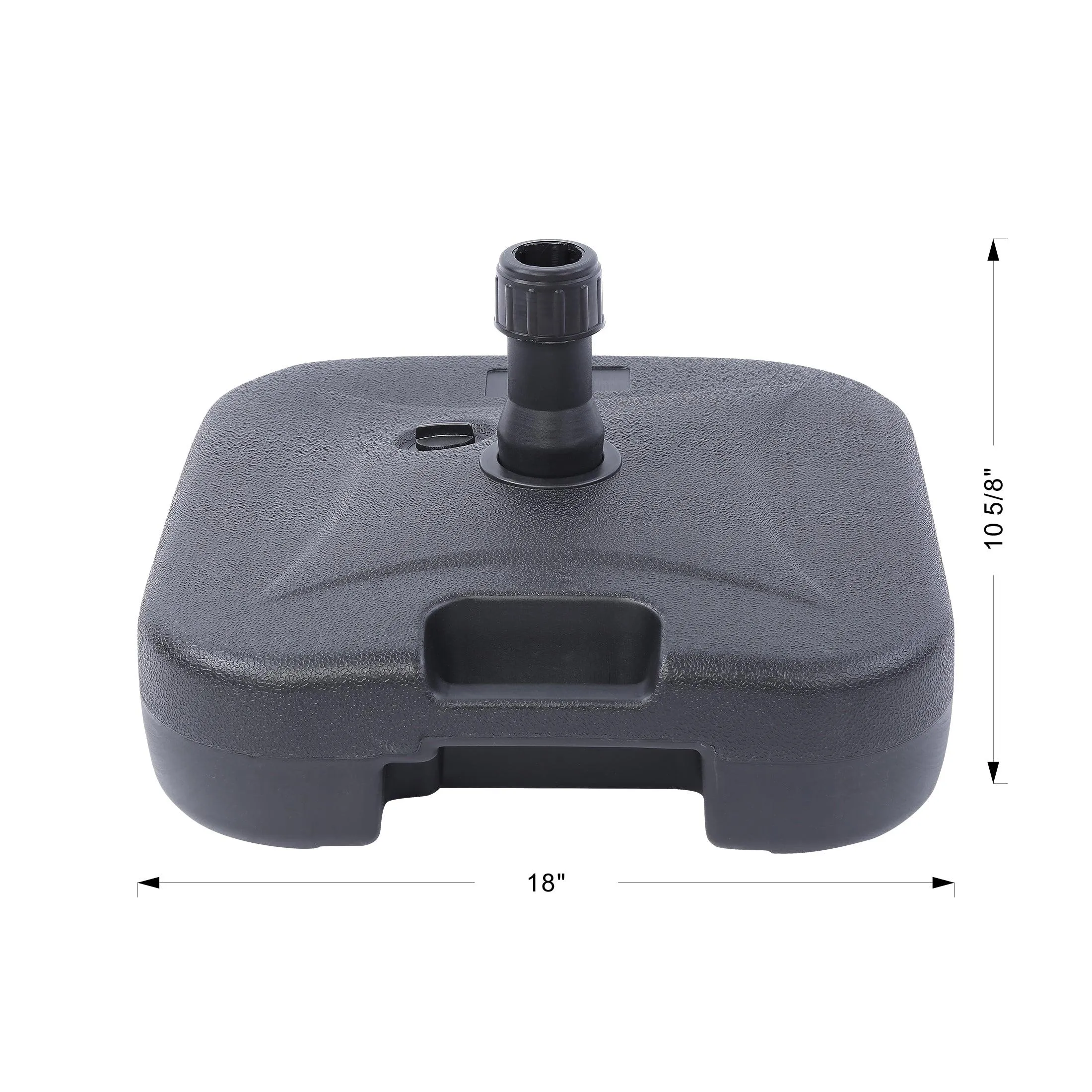 Atherson Square Plastic Umbrella Base Weight Stand