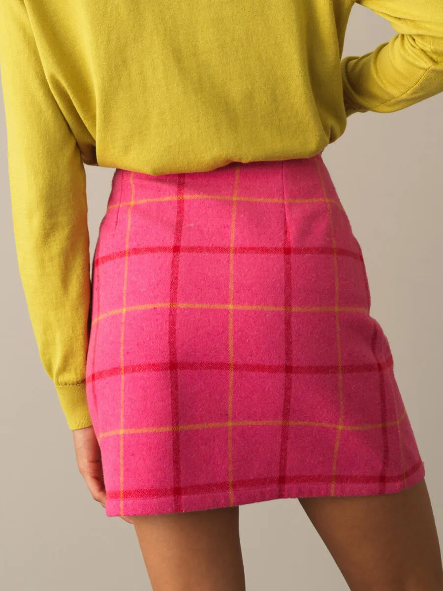 Ava Plaid Mini Skirt