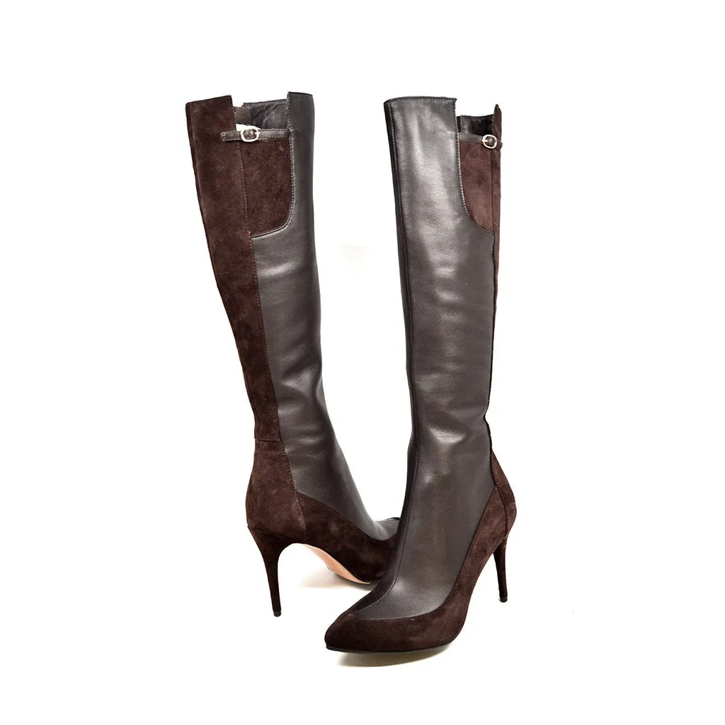 Aviva Dress Boots - Stylish Leather Boots for Versatile Outfit Options