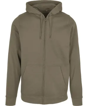 Basic zip hoodie | Olive