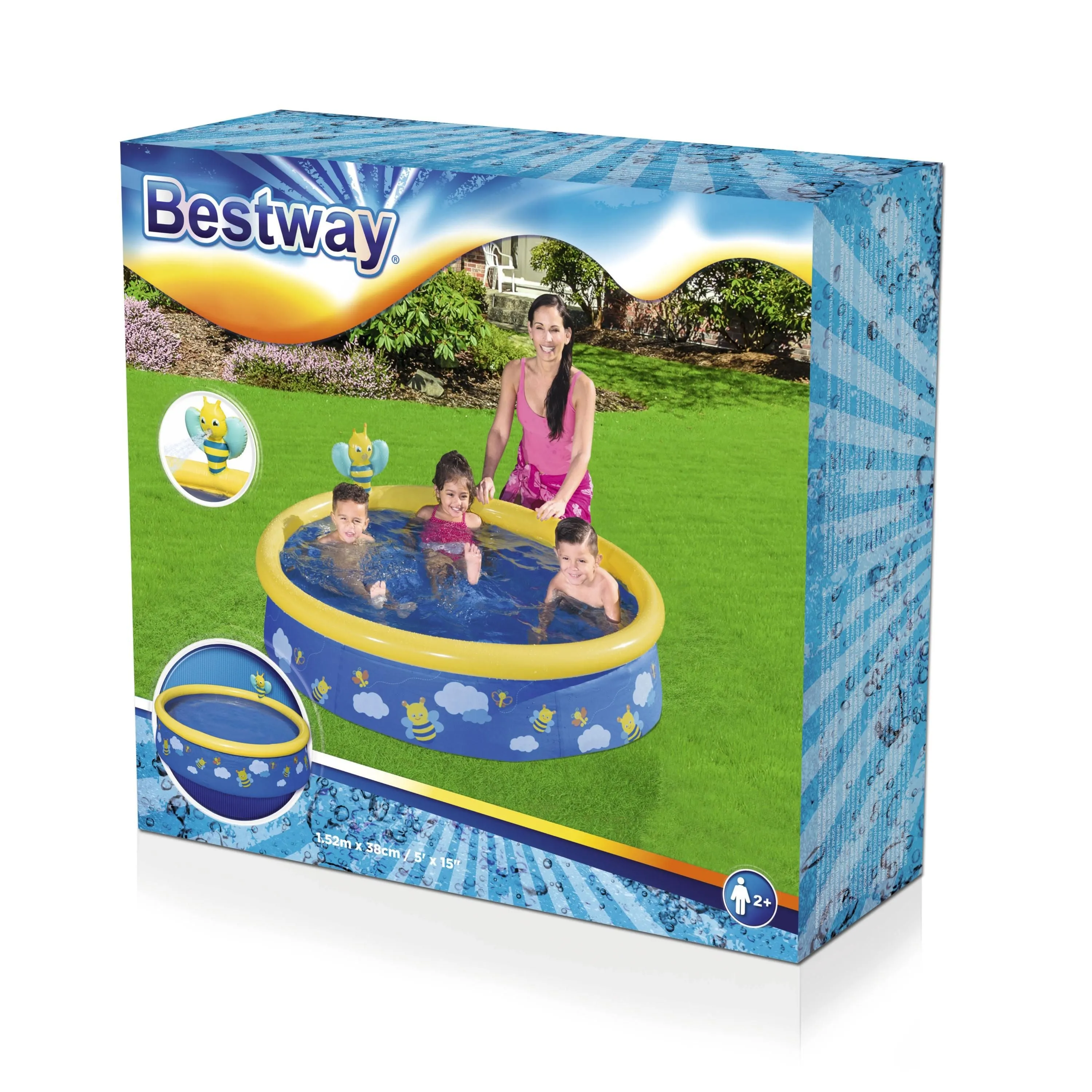 Bestway FAssorted Set Spray Pool 152X38