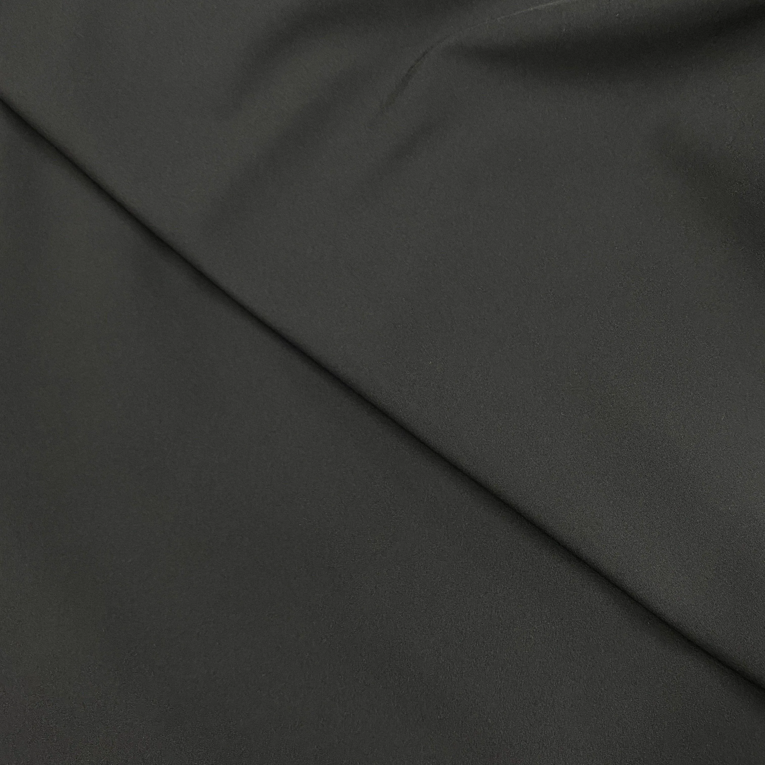 Black and Black Softshell Fabric - Two Sides