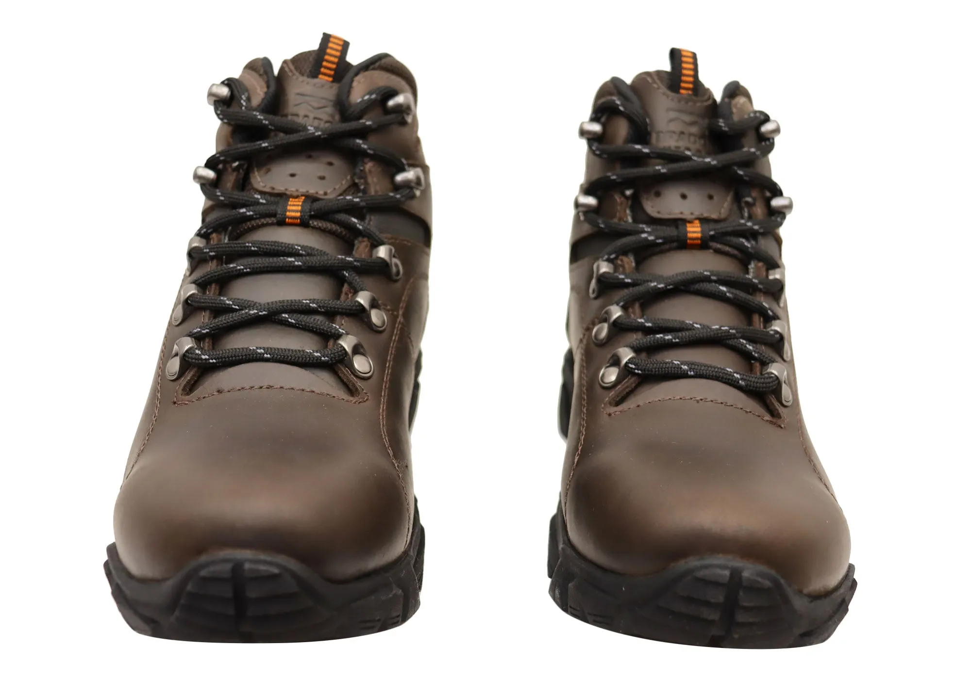 Bradok Raptor 2 Mens Comfortable Leather Hiking Boots Made In Brazil