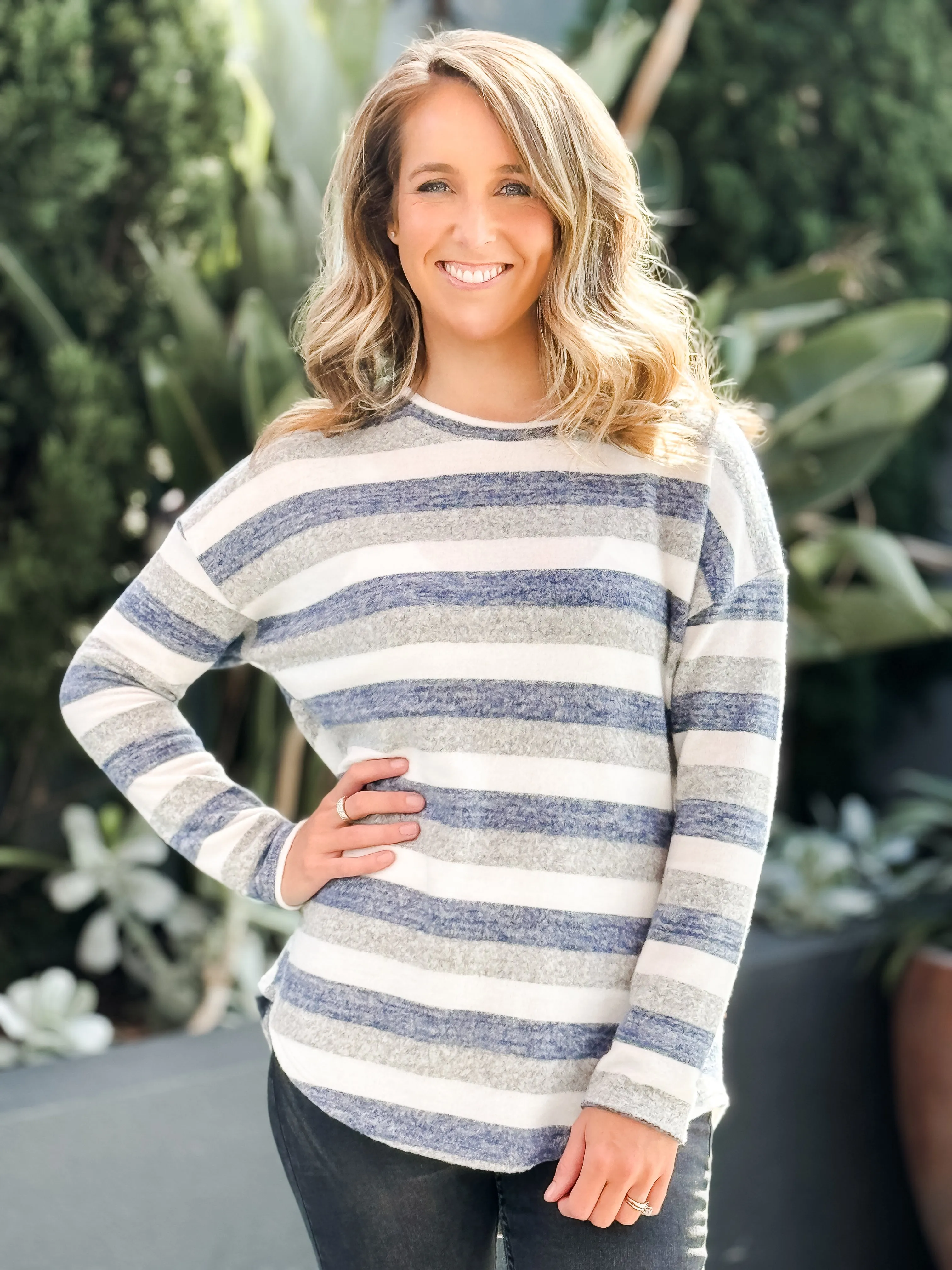 Braidy Stripe Jumper