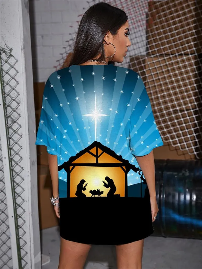 Christian T-shirt Women Galaxy Funny T shirts Animal T-shirts 3d Tree Summer