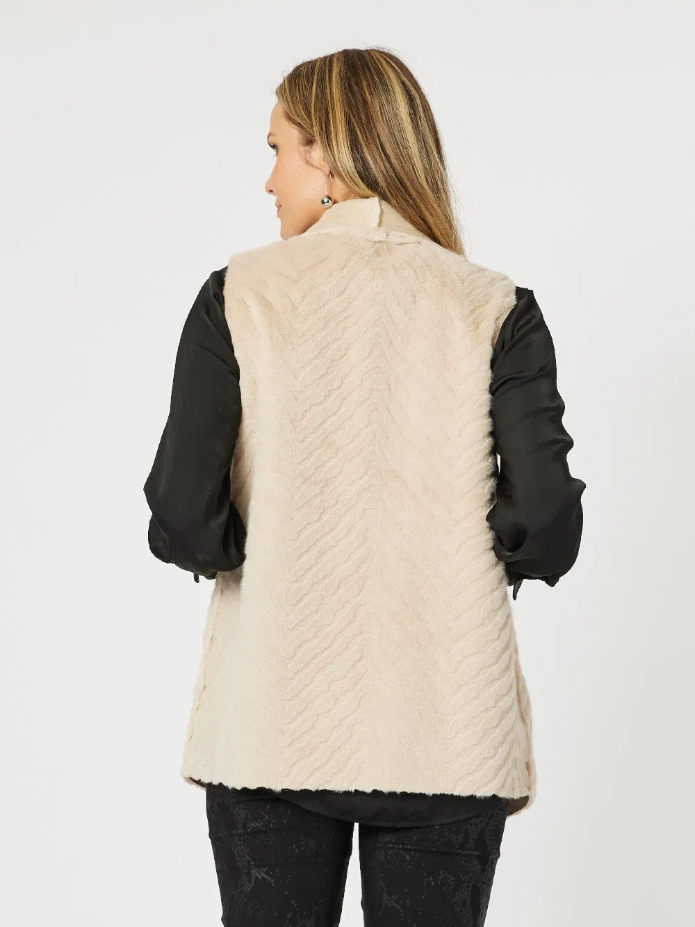 Faux Fur Reversible Vest