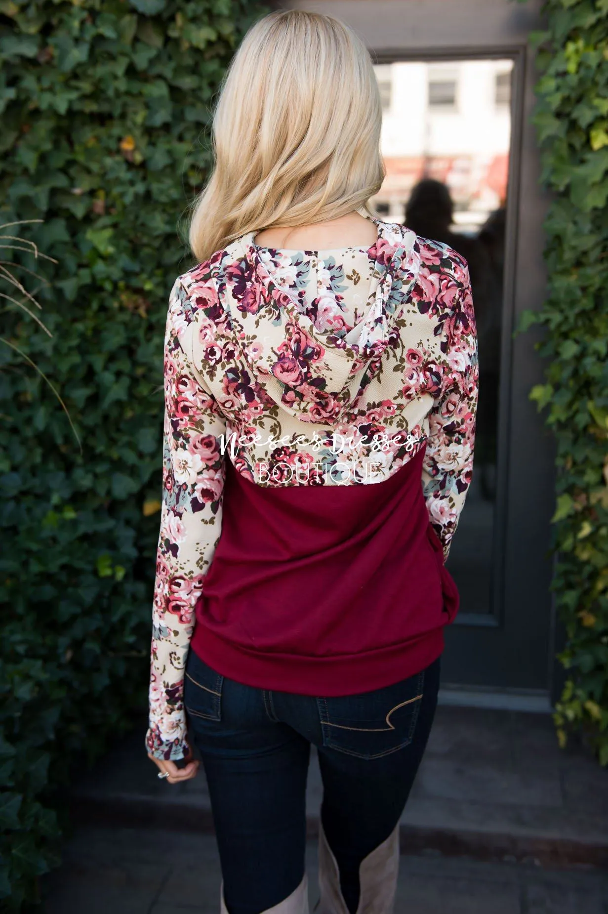 Fun and Fabulous Floral Hoodie