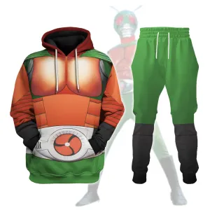 Gearhomie Kamen Rider Skyrider Cosplay Costumes Hoodies Sweatshirt T-shirt Tracksuit