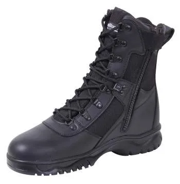 Insulated 8 Inch Side Zip Tactical Boot