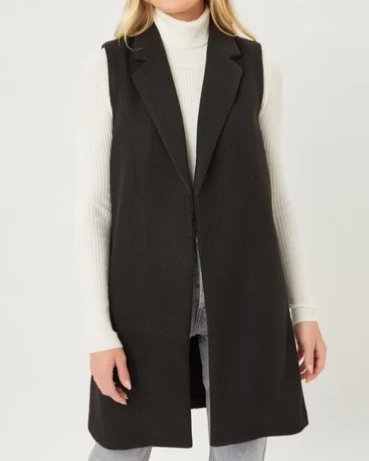 Long Fleece Vest