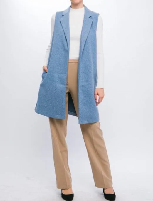 Long Fleece Vest