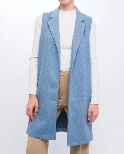 Long Fleece Vest