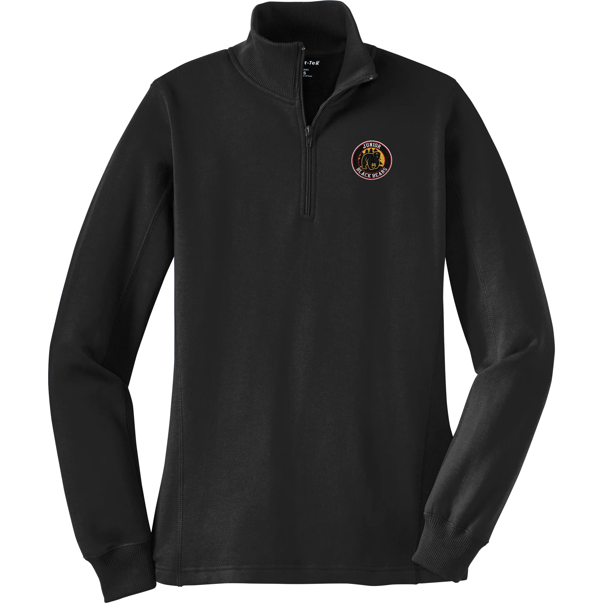 MD Jr. Black Bears Ladies 1/4-Zip Sweatshirt