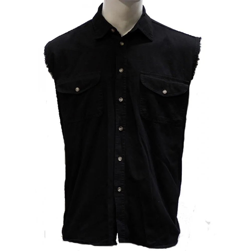 Men's Dream Denim Sleeveless Shirt