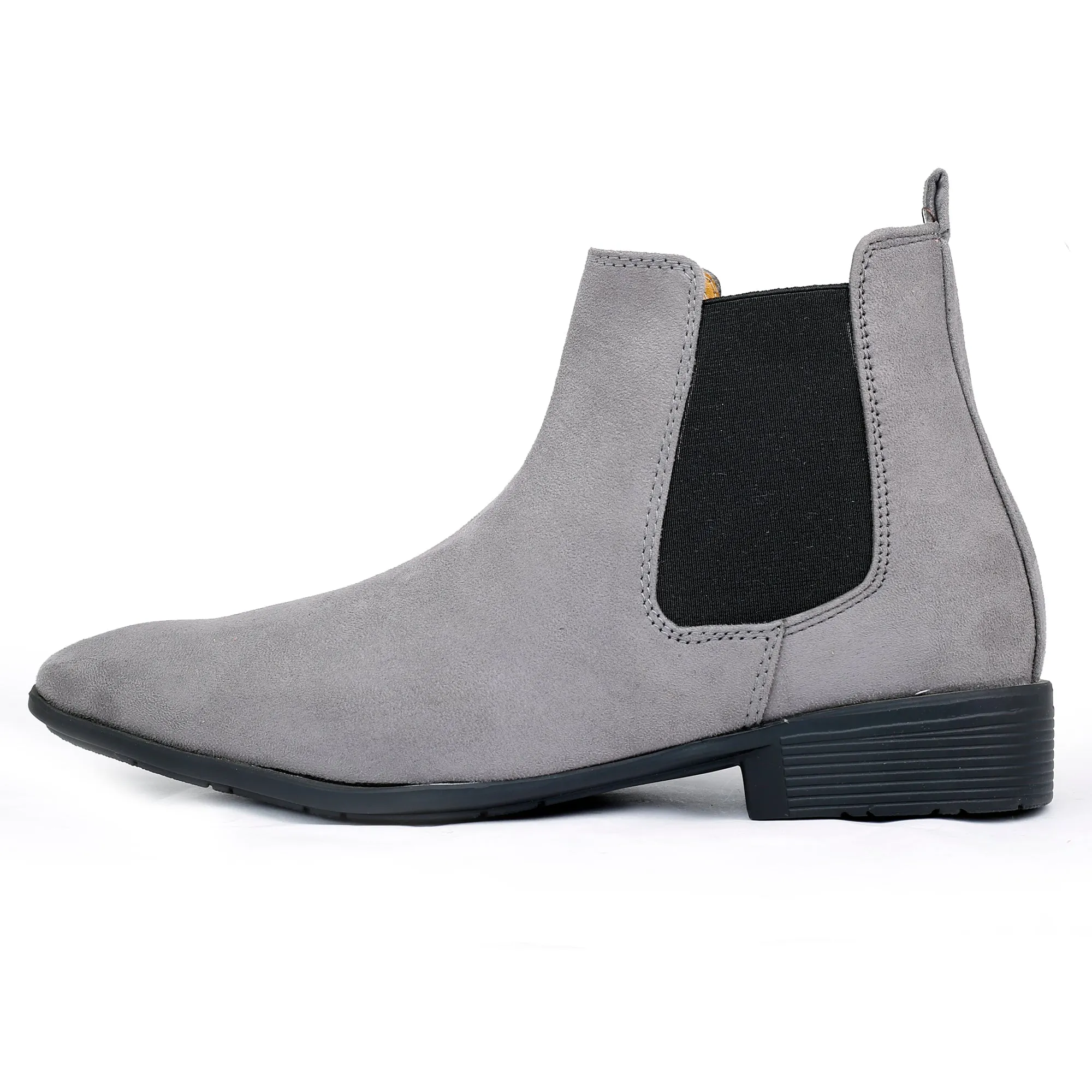 Men's Vegan Suede Material Formal & Casual Party Wear Chelsea Boots