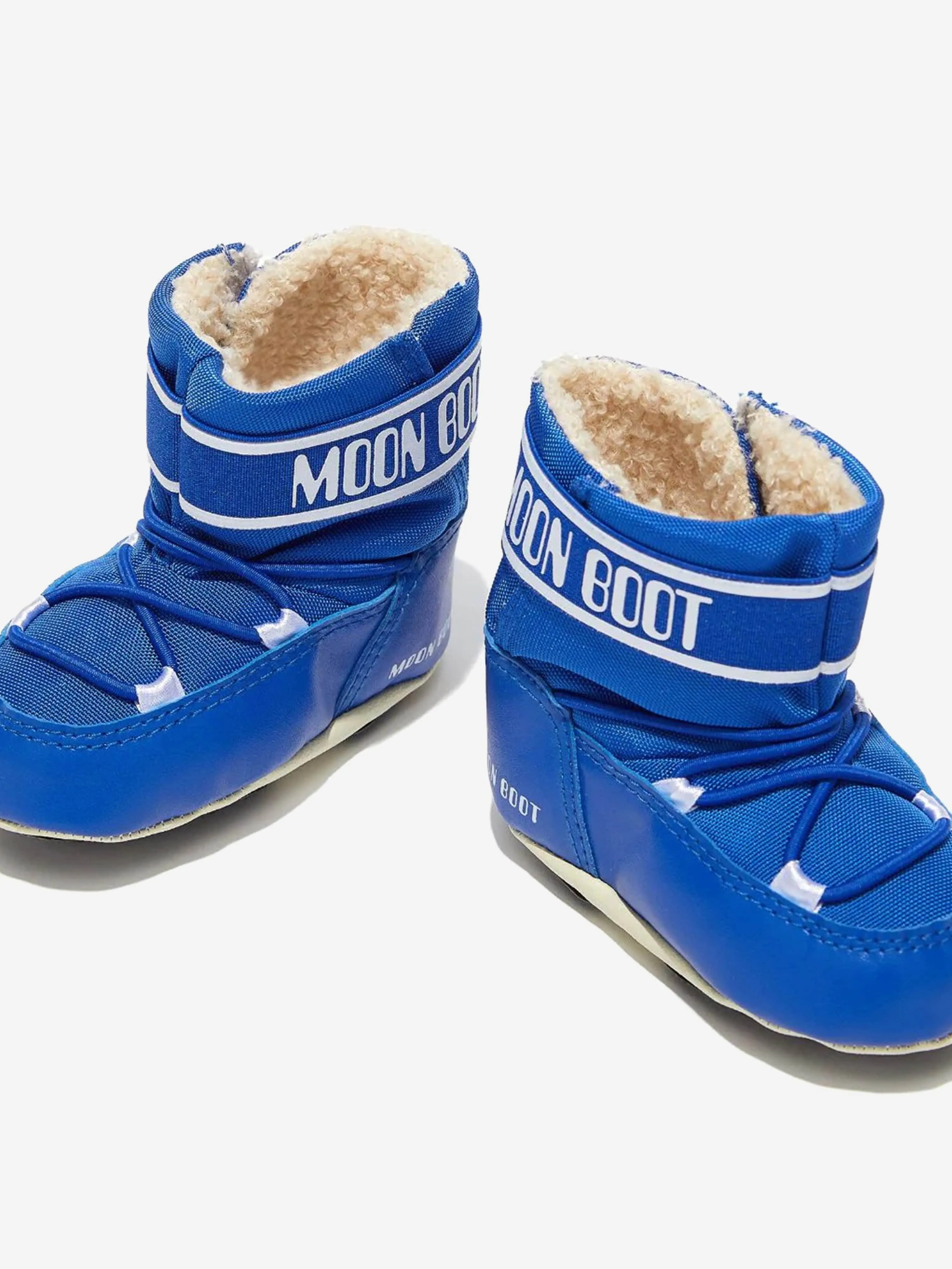 Moon Boot Baby Boys Crib Boots in Blue