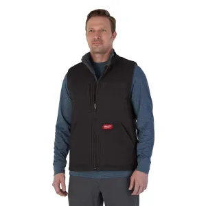 Open Box -  Milwaukee Men's X-Large Black Heavy-Duty Sherpa-Lined Vest with 5-Pockets