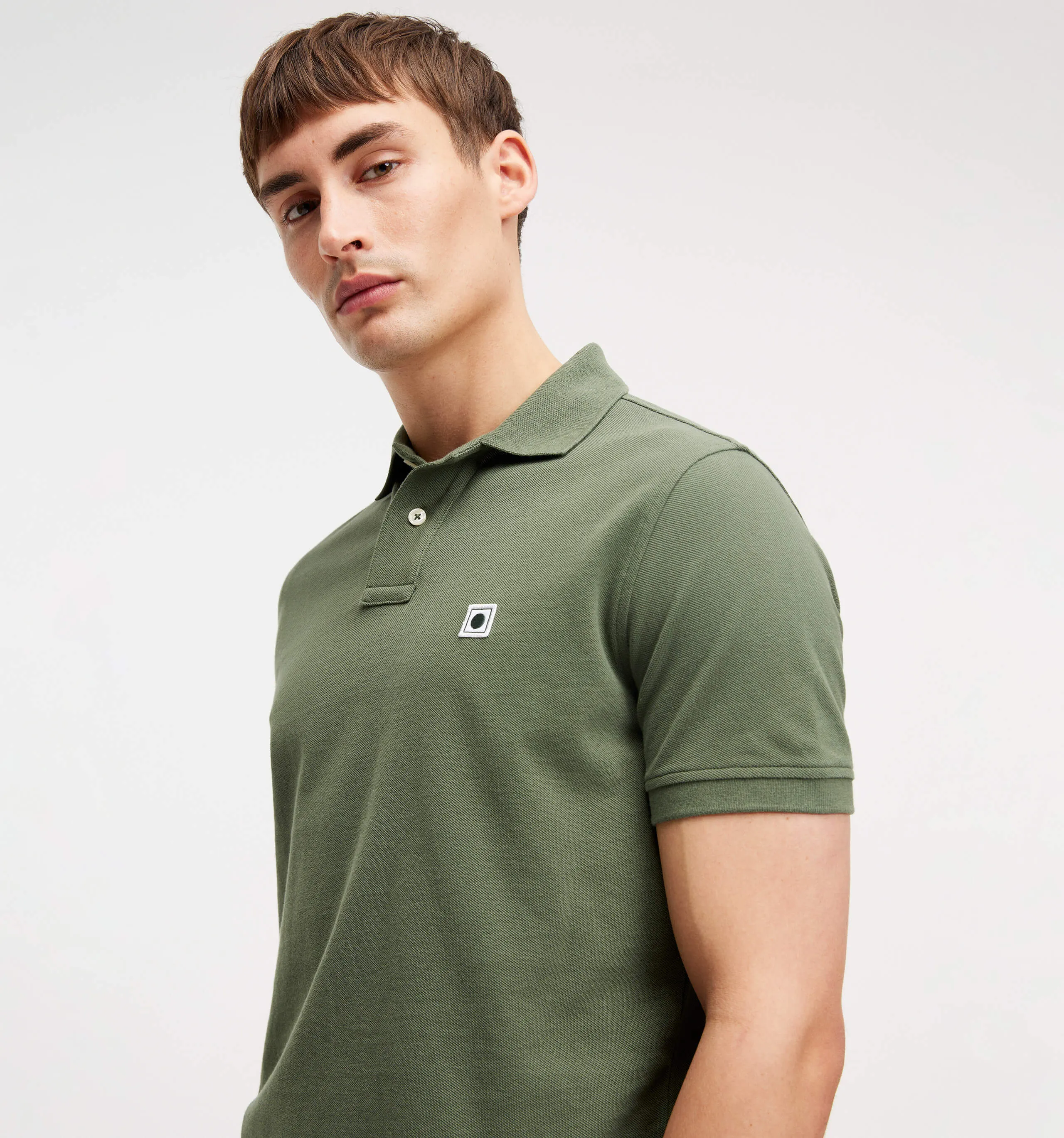 Pique Polo Green