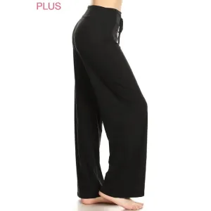 Plus Size Buttery Soft Pajama Pants with Drawstring