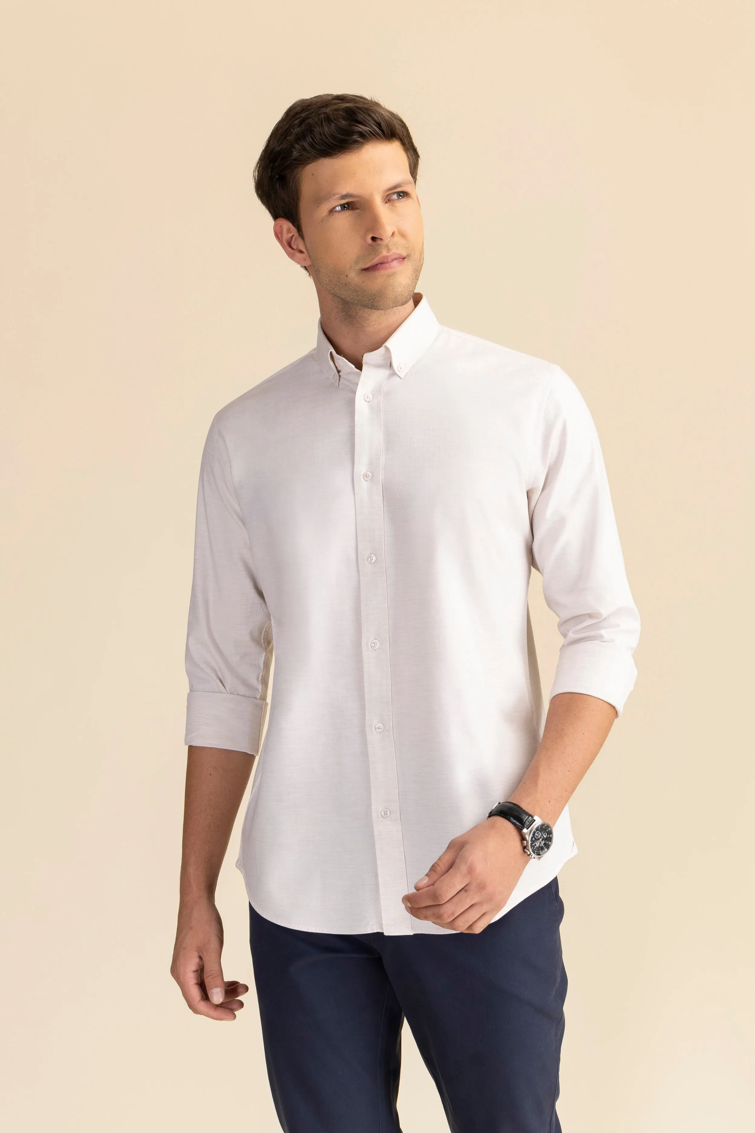 Prescott Shirt Stretch Melange Shirt