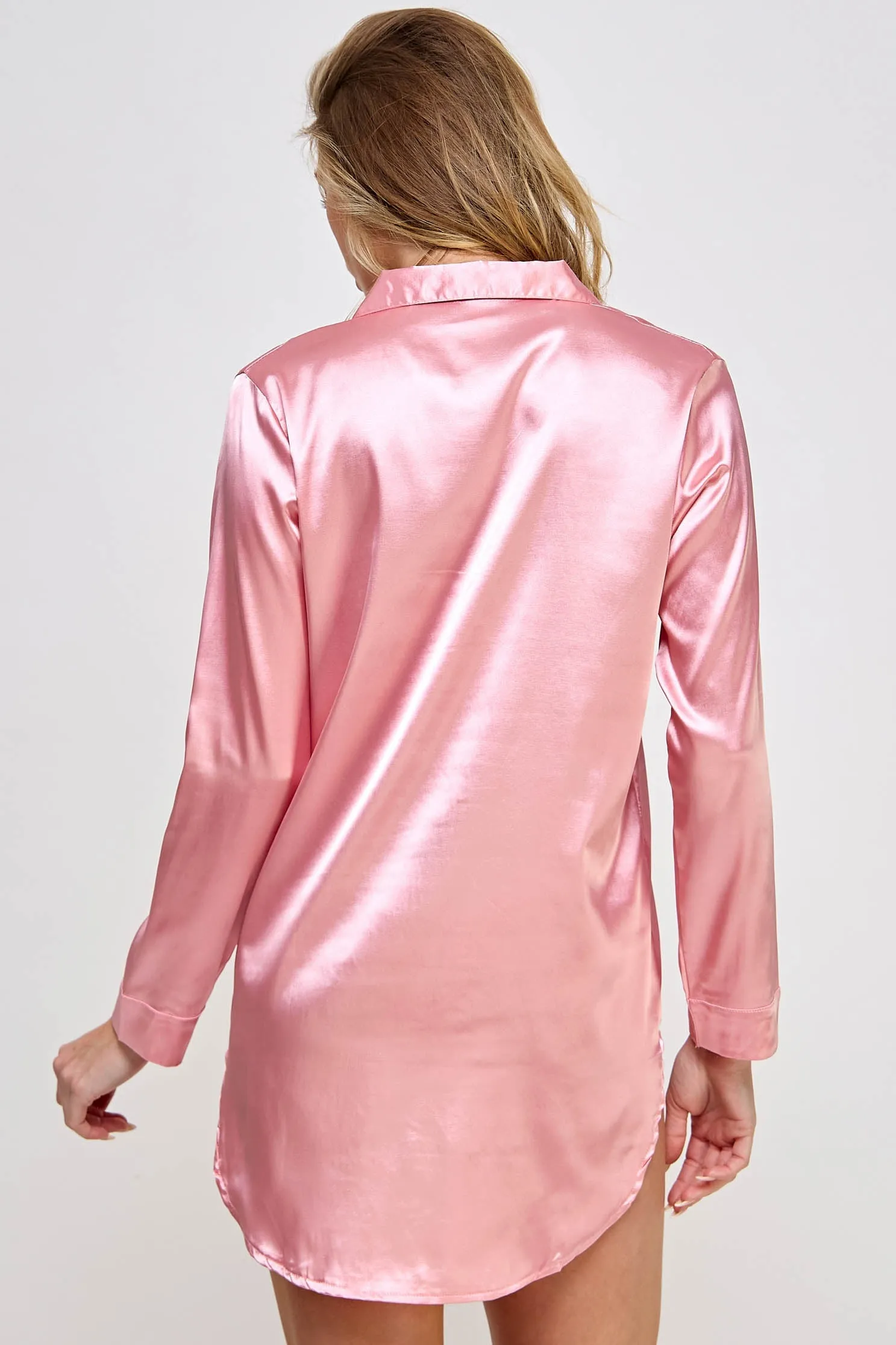 Queen Kimberly Satin Sleep Shirt