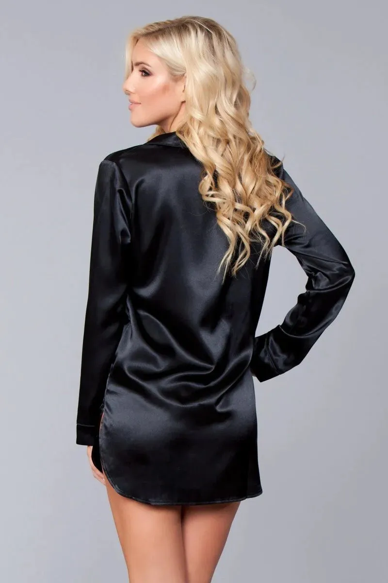 Queen Kimberly Satin Sleep Shirt