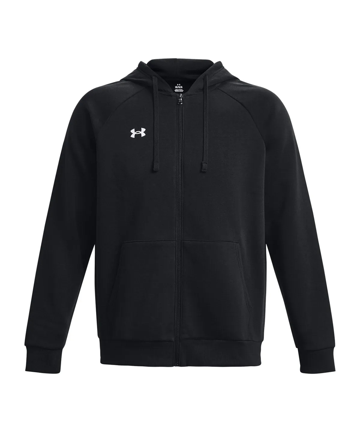 Rival fleece full-zip hoodie | Black