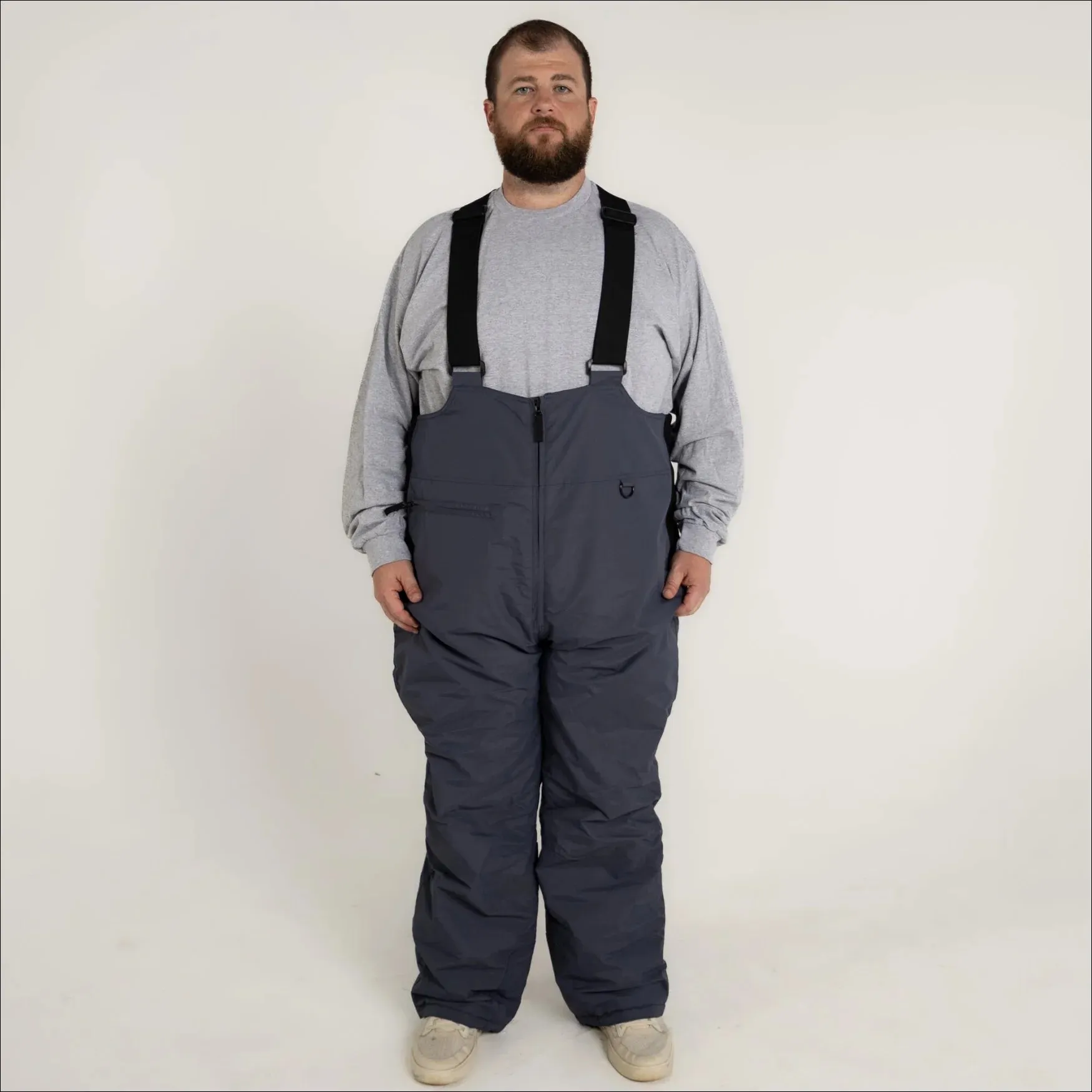 Snow Country Outerwear Mens Big and Tall Insulated Ski Snow Bibs Suspender Pants 2XL-7XL Tall and Regular Length