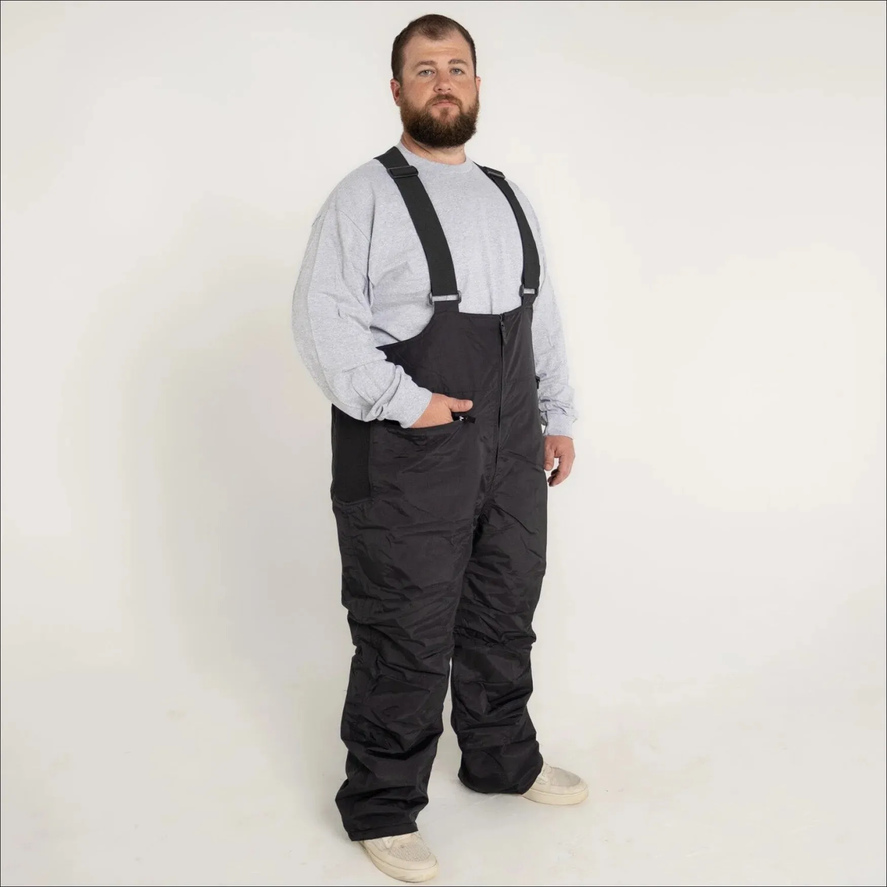 Snow Country Outerwear Mens Big and Tall Insulated Ski Snow Bibs Suspender Pants 2XL-7XL Tall and Regular Length