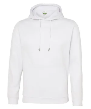 Sports polyester hoodie | Arctic White