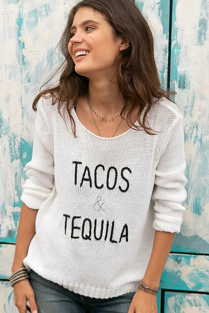 Tacos and Tequila Crew Sweater