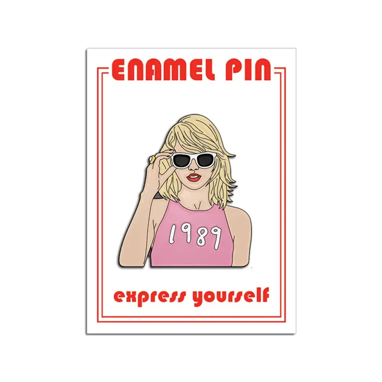 Taylor Nineteen Eighty Nine Enamel Pin