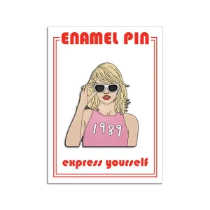 Taylor Nineteen Eighty Nine Enamel Pin