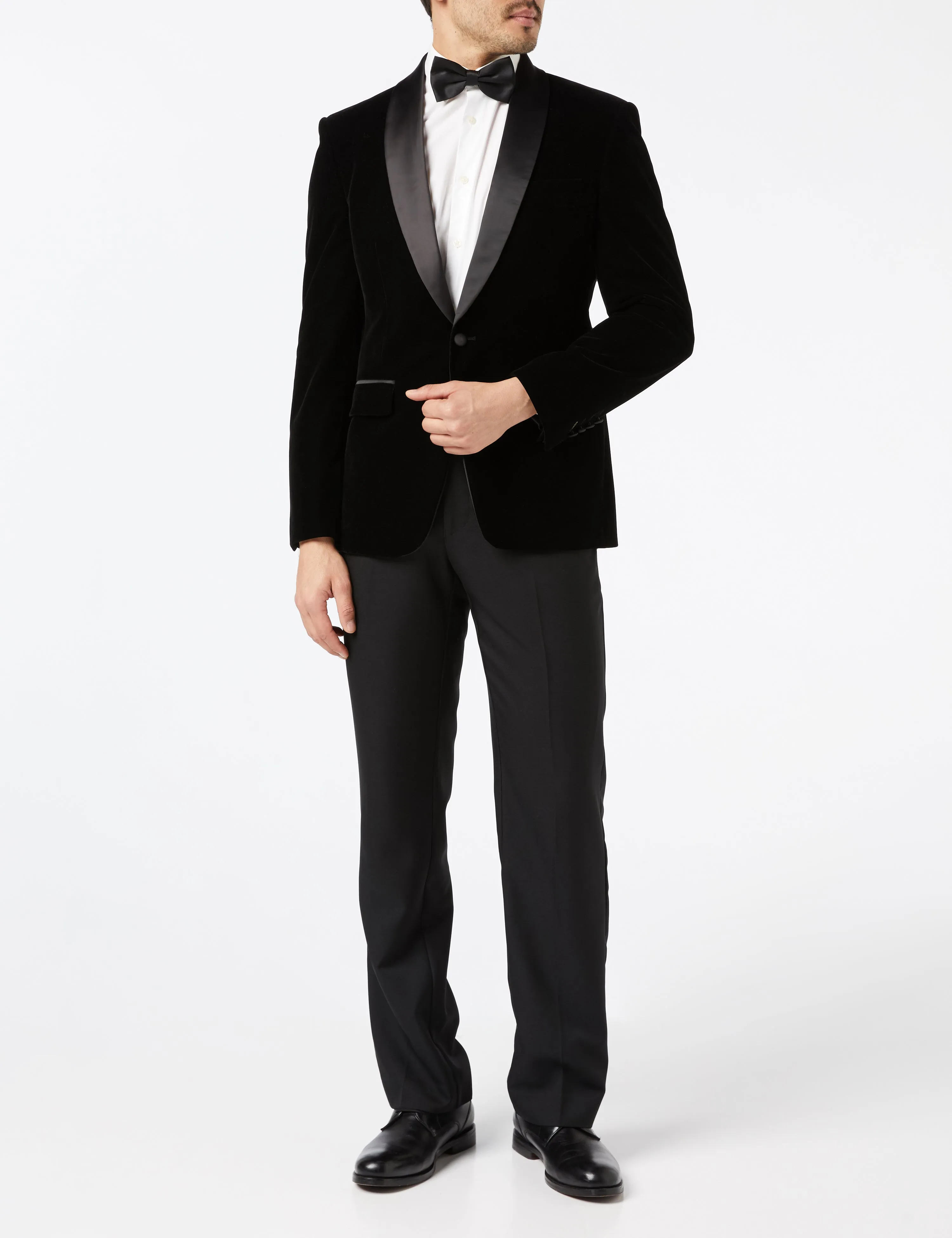 TUXEDO TIM - Black Soft Velvet Jacket