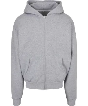 Ultra heavy zip hoodie | Heather Grey