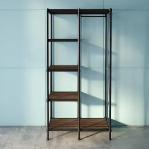 Wesley Etagere Bookcase with Hanging Storage