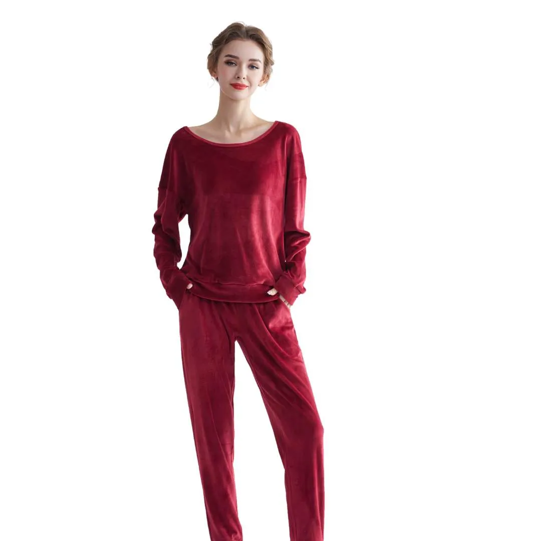 Women’s Soft Velvet 2PC Set