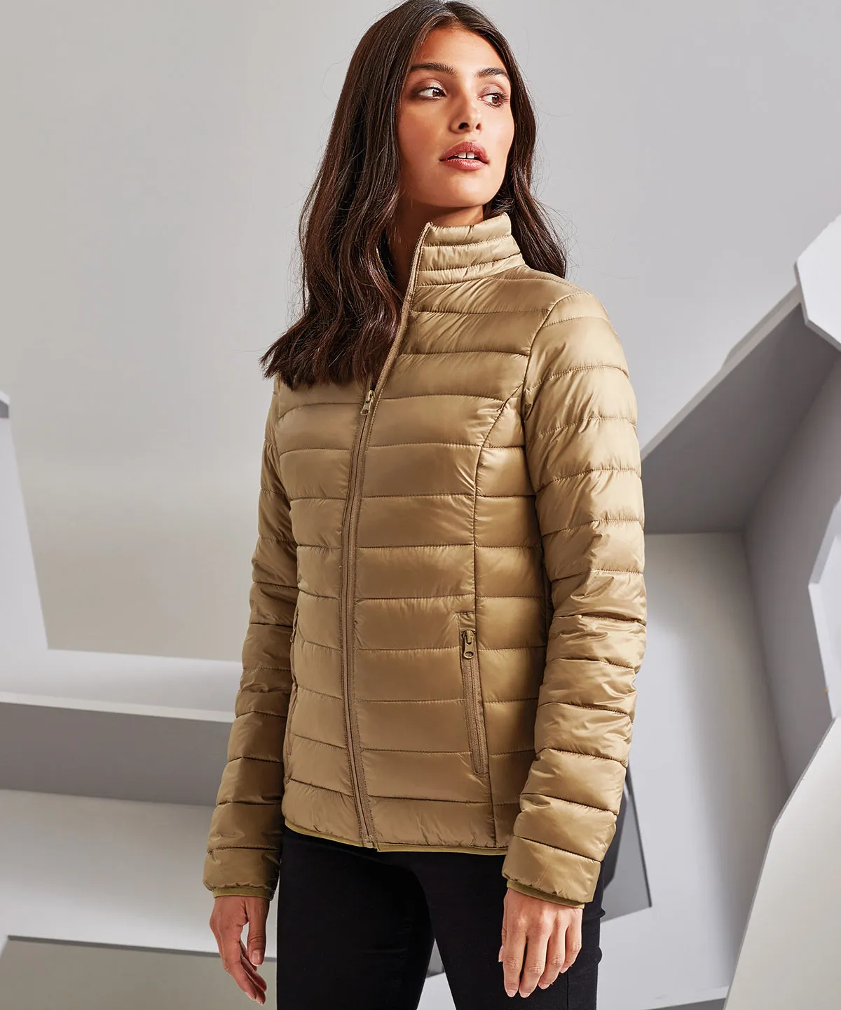 Womens terrain padded jacket | Cloud Pink