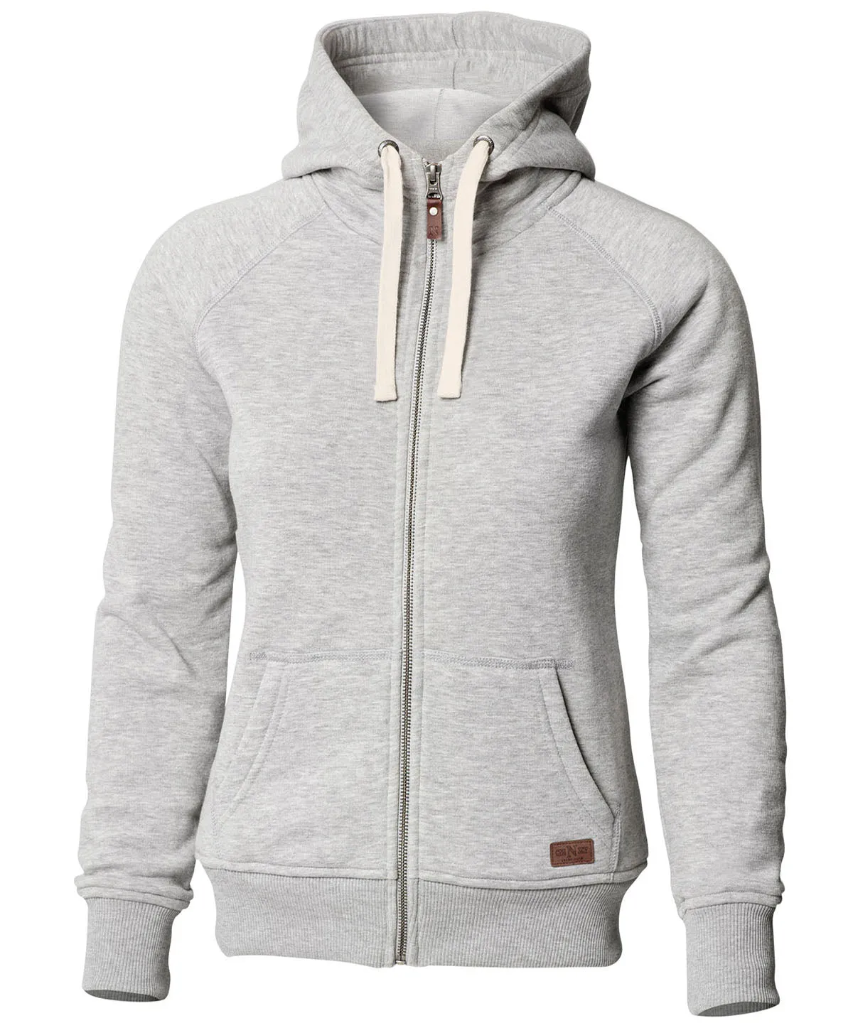 Womens Williamsburg  fashionable hooded sweatshirt | Grey Melange