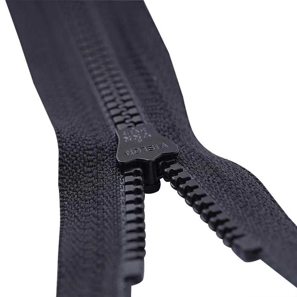 YKK- #3 Black/White Vislon YKK Zipper for Designer Clothing